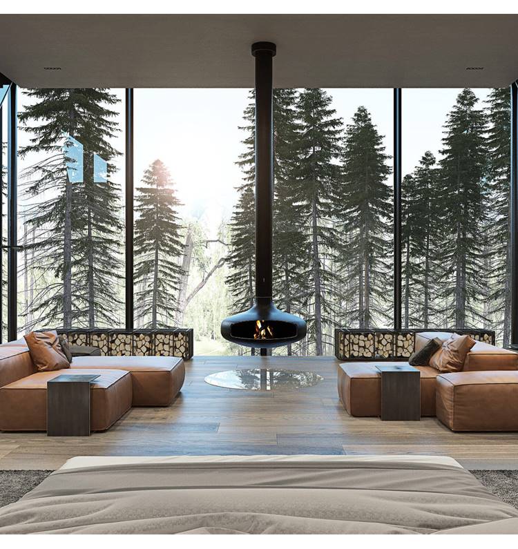 Hanging fireplace Hanging fireplace