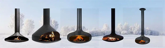 indoor wood burning fireplace