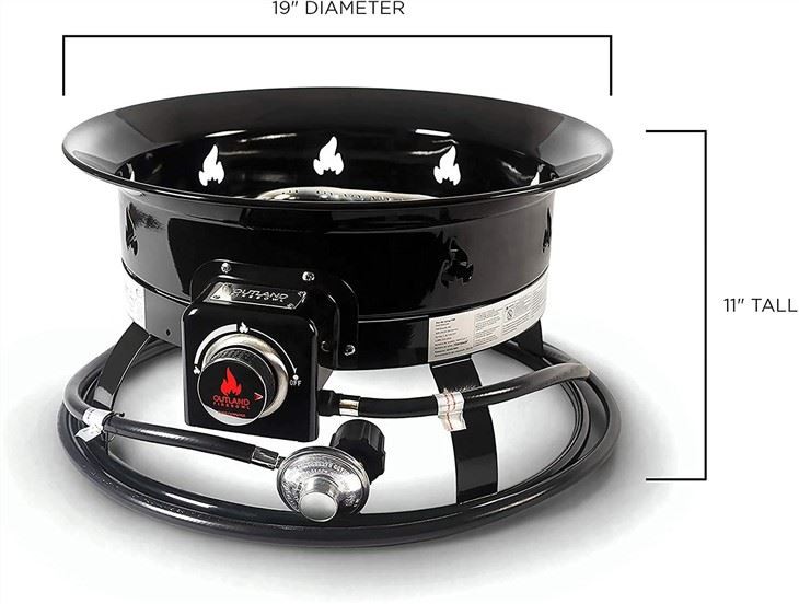 Smokeless Gas Fire Pit Bowl