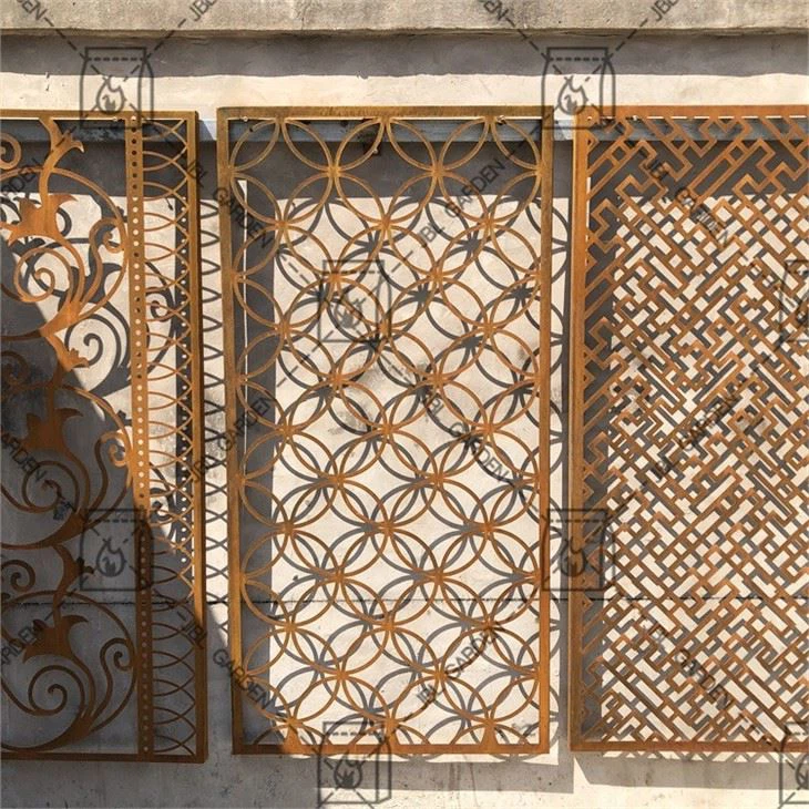 Devider Corten Steel Screen Fences
