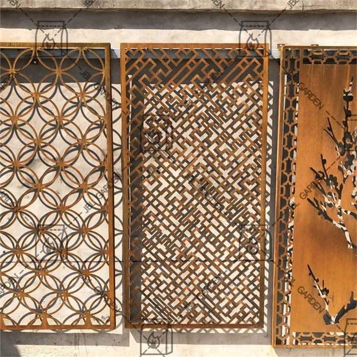 Devider Corten Steel Screen Fences