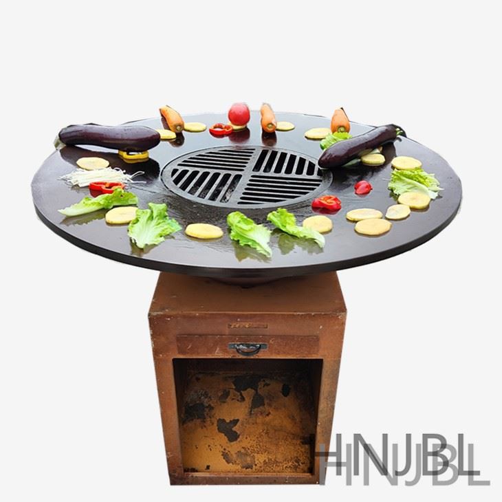 User-Friendly Wood BBQ Grill