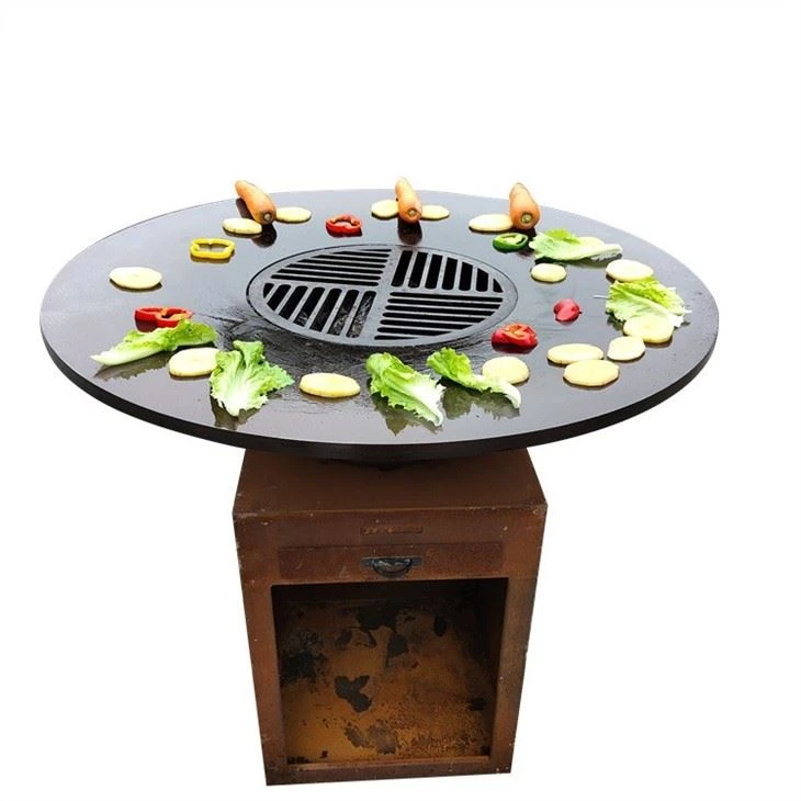 Wood And Charcoal Fuel BBQ