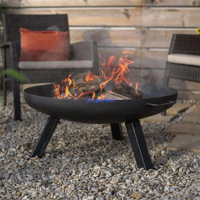 60cm Metal Fire Bowl Fire Pit
