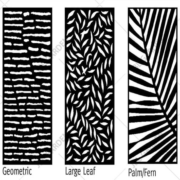 Okrasne vrtne plošče za zasebnost