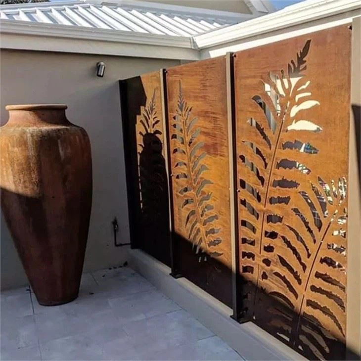 Decorative Metal Garden Fence Panels