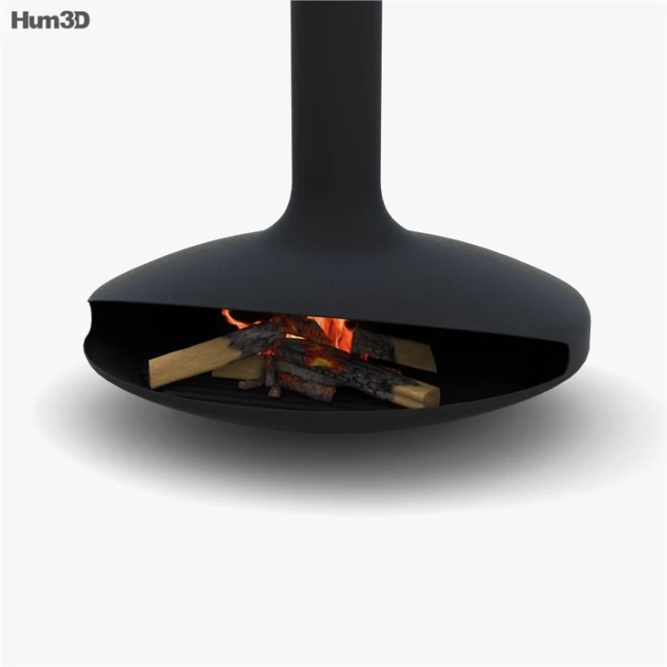 Interior Hanging Suspend Fireplace