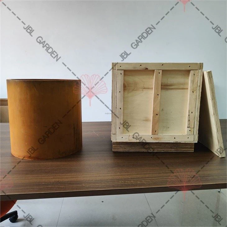 Large Metal Flower Pots