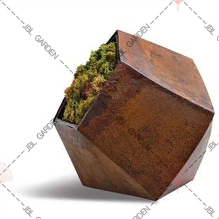 Large Metal Flower Pots