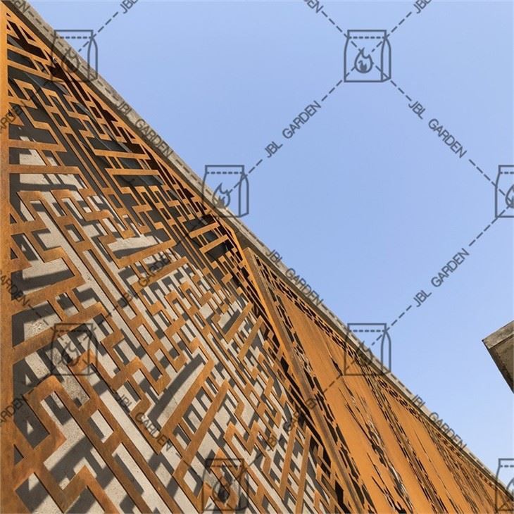 Morden Style Corten Steel Screens