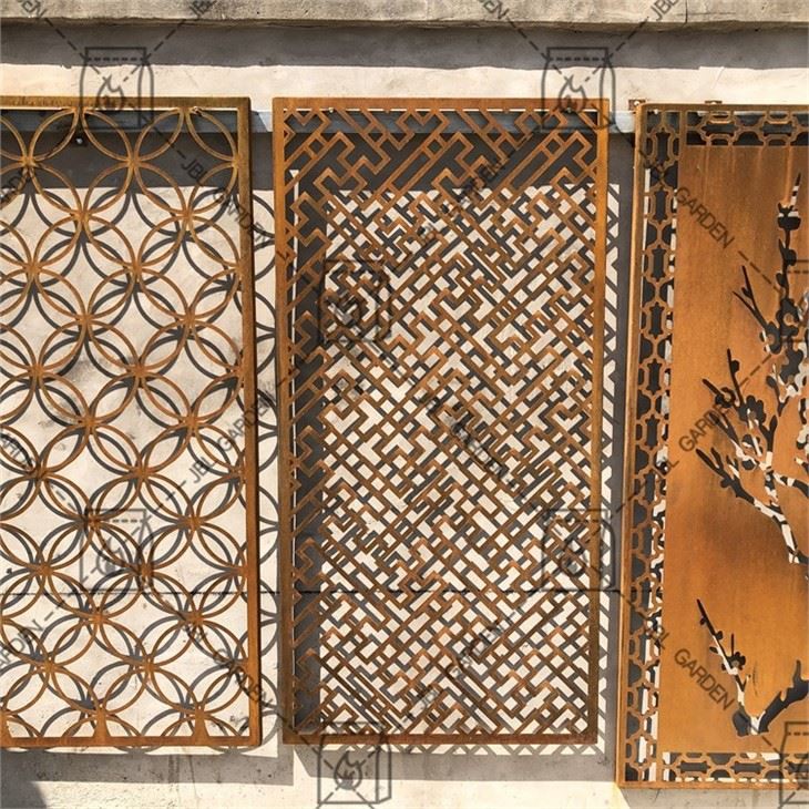 Morden Style Corten Steel Screens