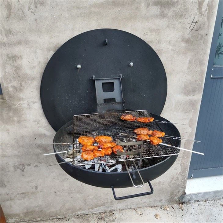 Retractable BBQ Grill Mounts