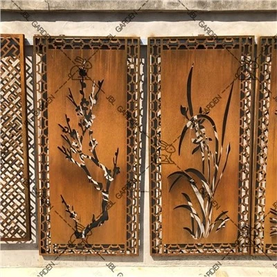 Veradek Corten Steel Screen Set