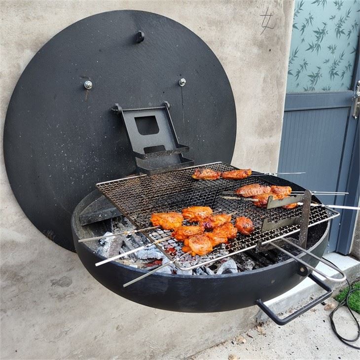 Round Flat Bbq Grill
