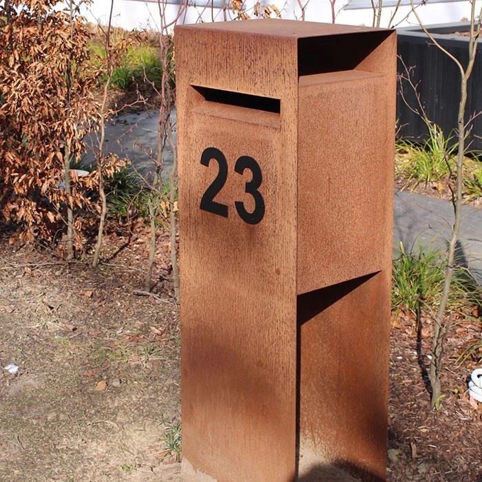 Corten Letter Box