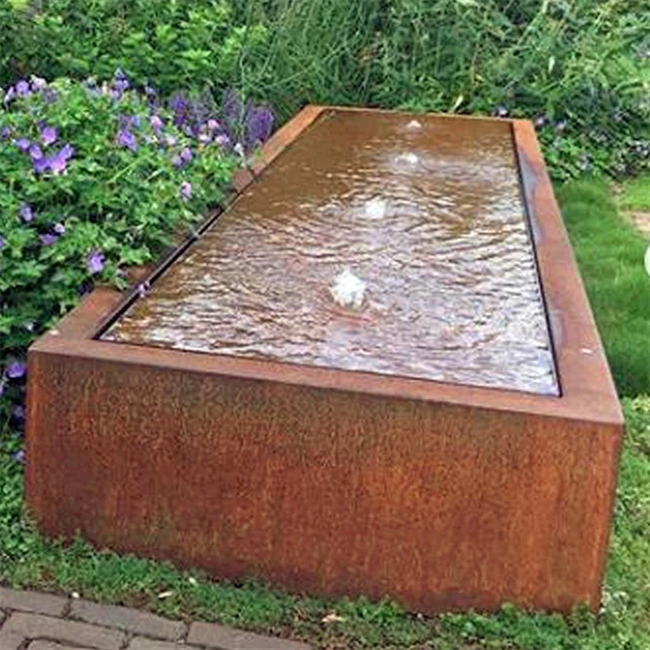 Fontane in slapovi za bazen Corten Steel