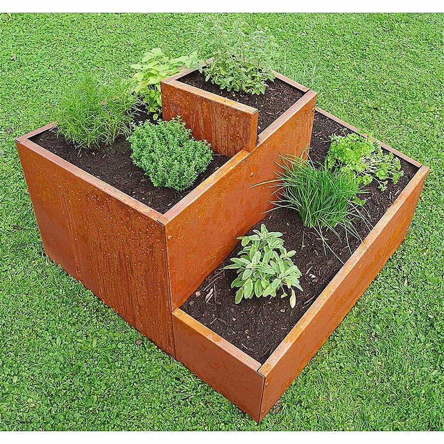 Corten Steel Planter Pot high quality