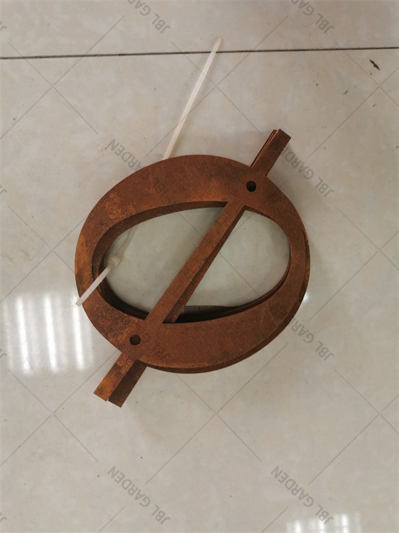 Durability Corten Steel (weathering Steel) Letter E high quality