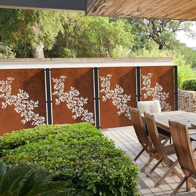 Corten steel screen Corten steel screen