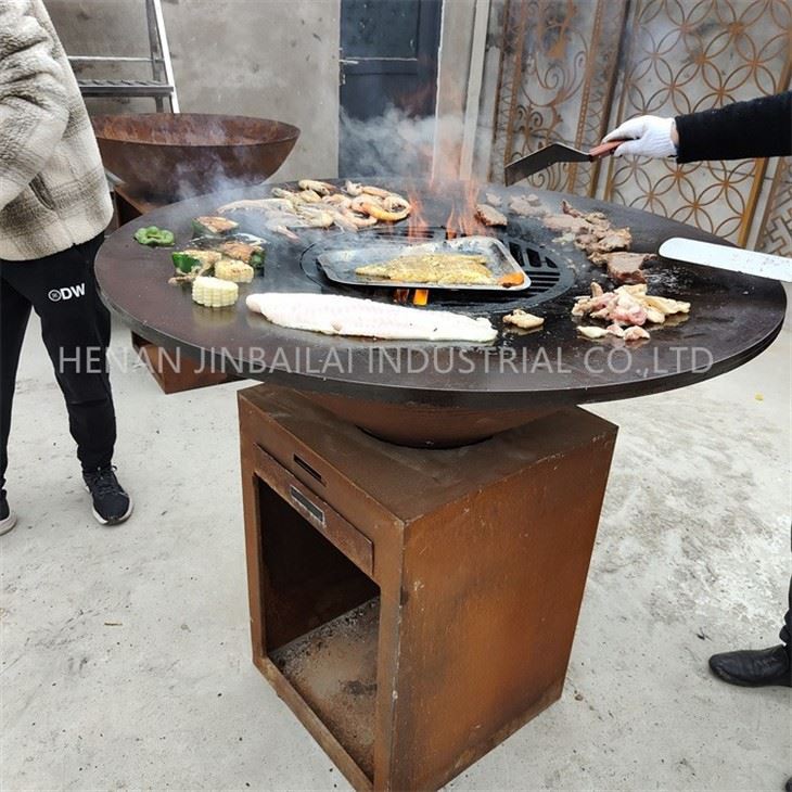 Outdoor Grill Table BBQ Fire Pit