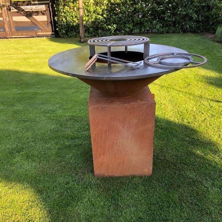 Outdoor Grill Table BBQ Fire Pit