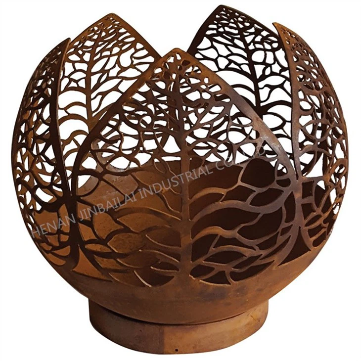 Outdoor Round Garden Rust Fire Pit