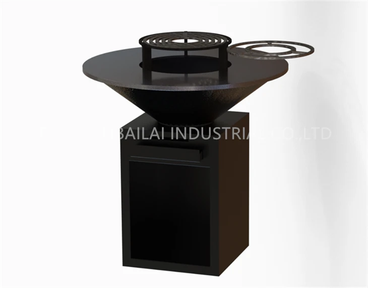 Outdoor Rust Corten Steel Grill