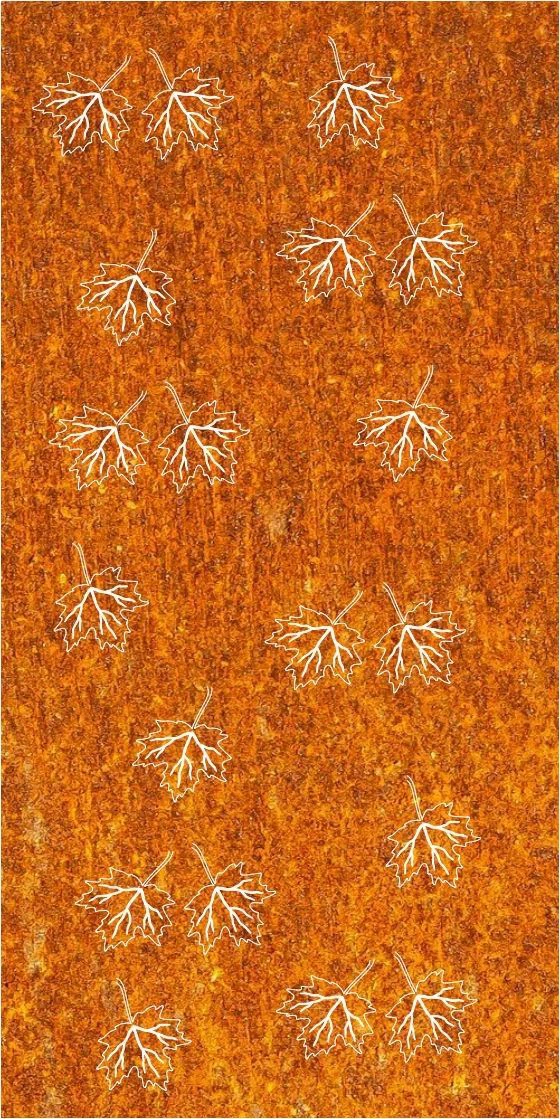 Rust Metal Privacy Screen