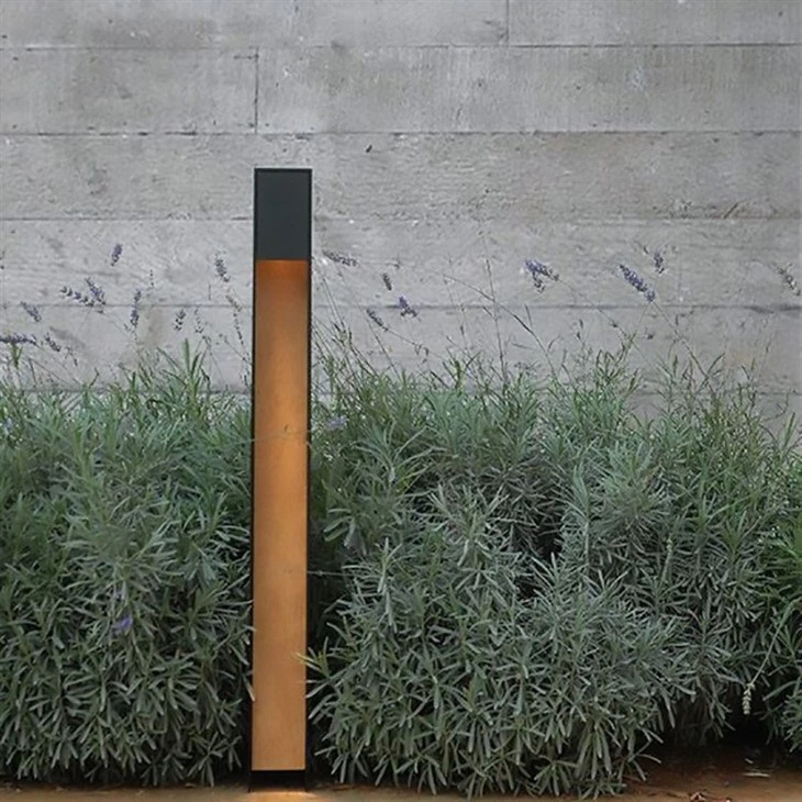 Rusty Steel Bollard Lighting factory