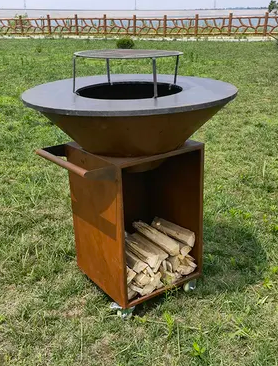 Corten žar na oglje