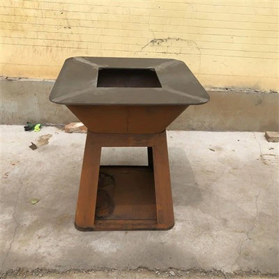 Peč za žar na oglje Corten Steel