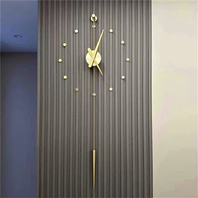 Kovinska dekoracija stenske ure za dom