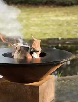 Dvoriščna peč na drva za žar