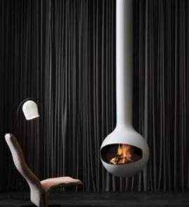 Suspended Wood Fireplace Fire Pits best