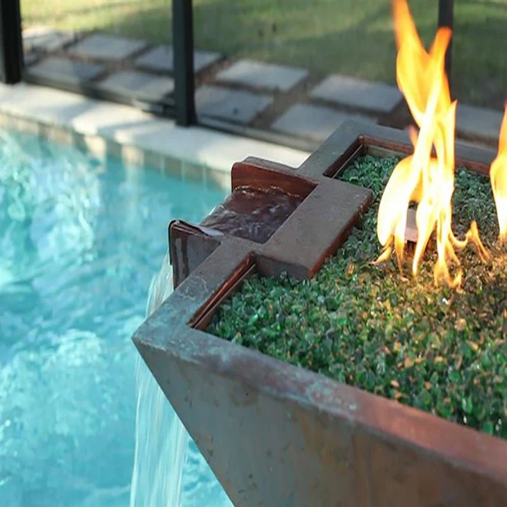Swimming Pool Fire Bowl
