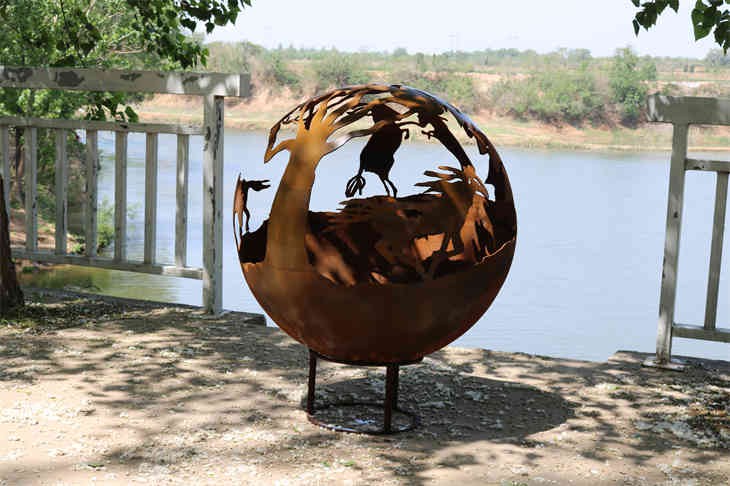 Wood Burning Firebowl Fireball